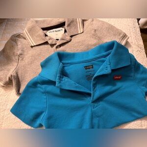 Levi's Royal Blue Polo and Old Navy Polo 3T